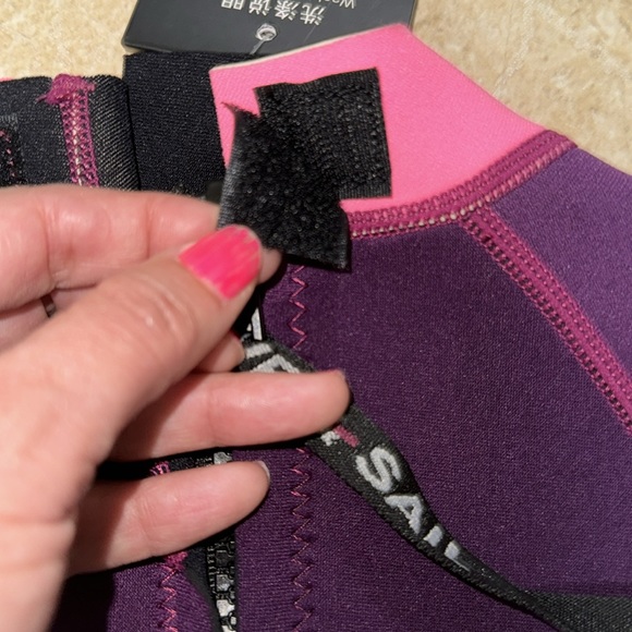 DIVE & SAIL Scuba Suit Kids Neoprene Thermal Wetsuit Girls Pink L - Picture 9 of 10